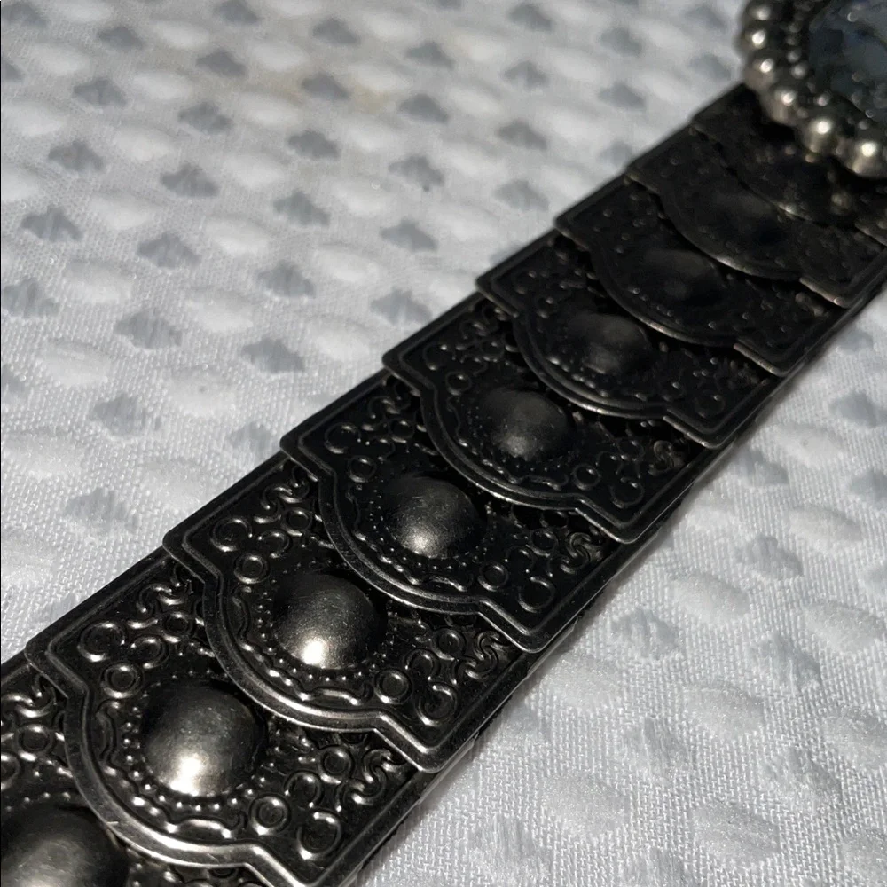 METAL STRETCH SCALE BELT WITH RHINESTONE FTL-01-196